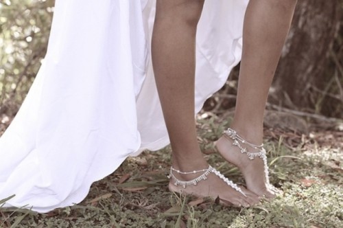 Ankle Beach Adornments For Barefoot Brides