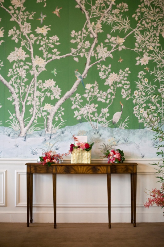Asian botanical garden wedding inspiration with modern chinese motifs  9