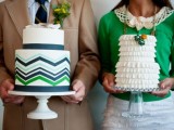 a lovely buttercream wedding cake