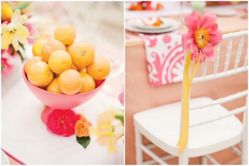 Awesome Citrus Orange And Pink Wedding Ideas
