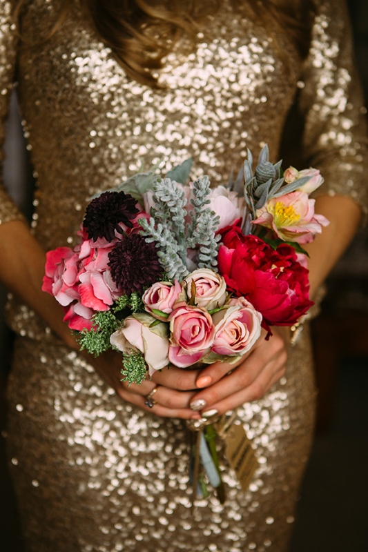 Picture Of awesome mint green coral and sparkly gold wedding inspiration  8