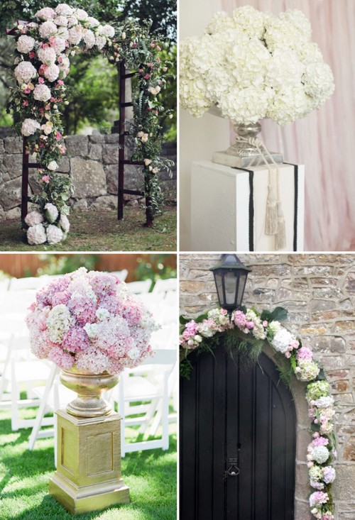 Awesome Ways To Incorporate Hydrangeas Into Your Wedding