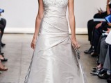 a lovely wedding ballgown in a modern style