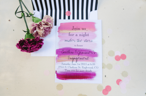 Beautiful And Fun Backyard Engagement Party To Get Inspired