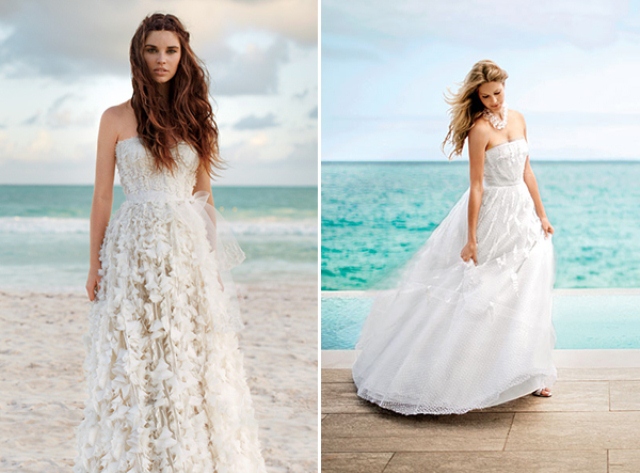 Picture Of Beautiful And Relaxed Beach Wedding Dresses