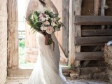 Beautiful Barn Wedding Inspirational Shoot In Pale Tones