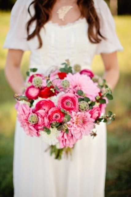 Beautiful Bright Summer Wedding Bouquets