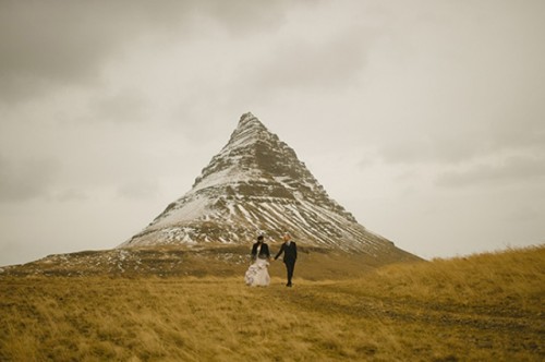Beautiful Iceland Elopement With Polar Lights