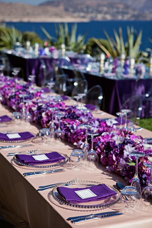Beautiful Shades Of Purple Destination Wedding In Athens
