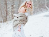 Beautiful Winter Bridal Shoot In A Southern City
