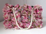 makeup bag with pearls