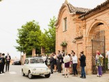 Black And White Italian Wedding With A Retro Twist