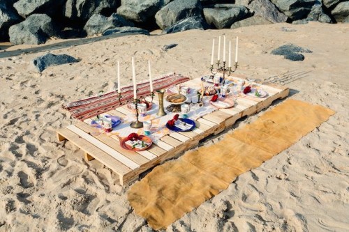 Bohemian Beach Wedding With An Oyster Bar