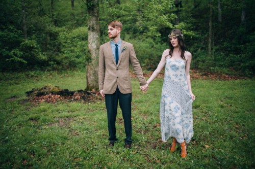 Bohemian Woodland Floral Wedding Inspiration