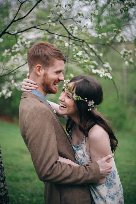 Picture Of bohemian woodland floral wedding inspiration  15