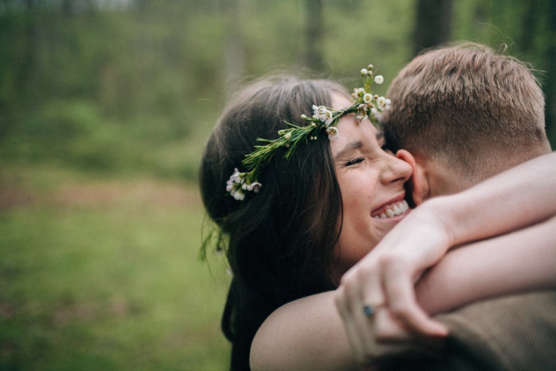 Picture Of bohemian woodland floral wedding inspiration  16
