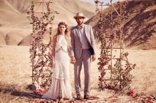 Breathtaking Free People Ever After Boho Bridal Dresses Collection
