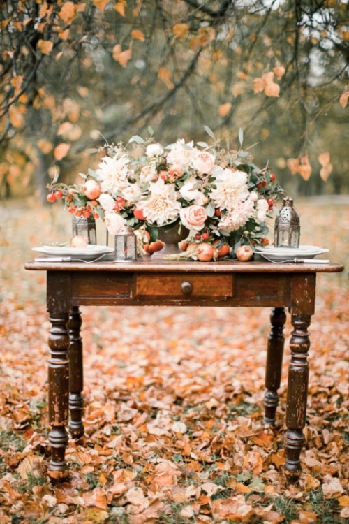 Breathtakingly Gorgeous Autumn Wedding Inspirational Shoot
