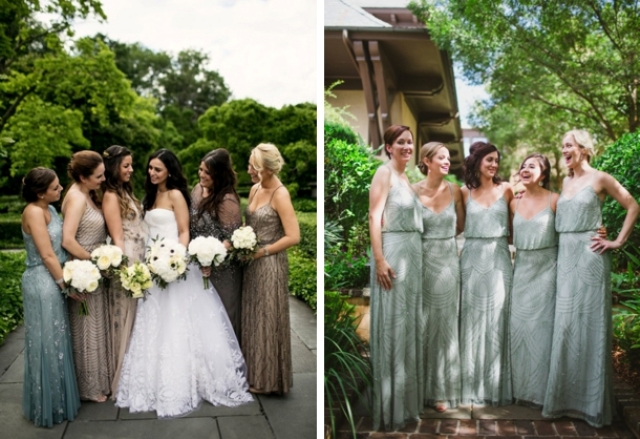 Picture Of breathtakingly gorgeous embellished bridesmaids dresses  11
