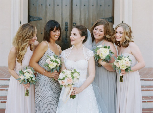 Breathtakingly gorgeous embellished bridesmaids dresses  12