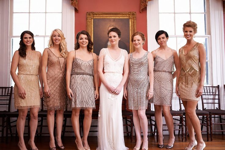 Breathtakingly gorgeous embellished bridesmaids dresses  27
