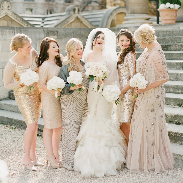 Picture Of breathtakingly gorgeous embellished bridesmaids dresses  5