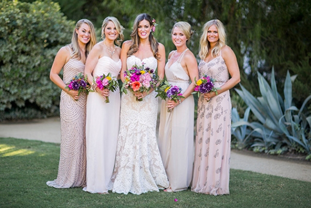 Picture Of breathtakingly gorgeous embellished bridesmaids dresses  9
