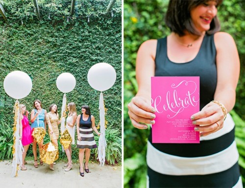Bright And Cheerful Champagne Bridal Brunch Inspiration
