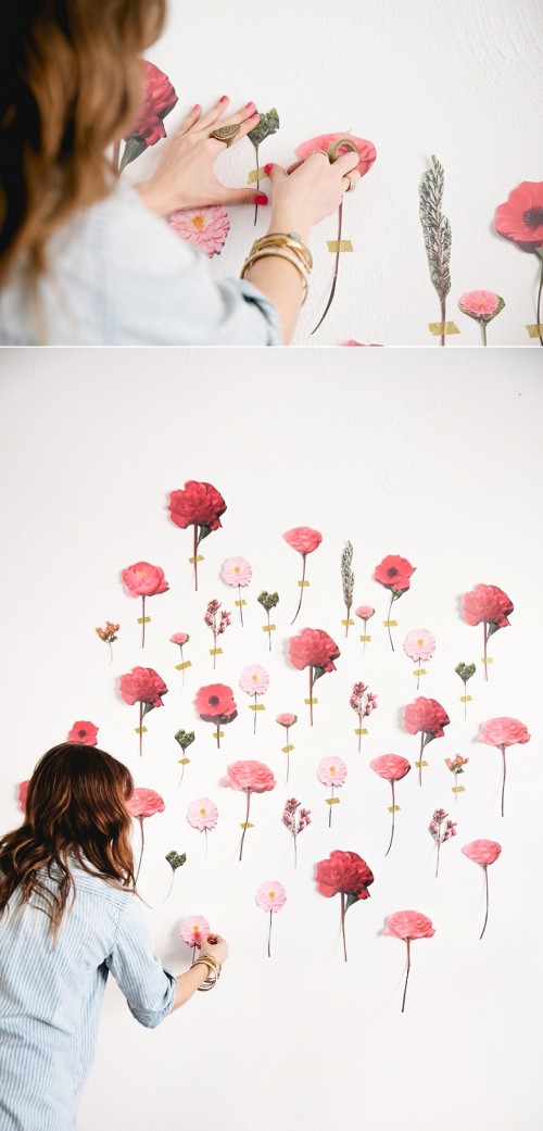 Budget Friendly DIY Paper Flower Wedding Backdrop
