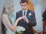 Budget Friendly Wedding In The Ukraine With Blue Touches