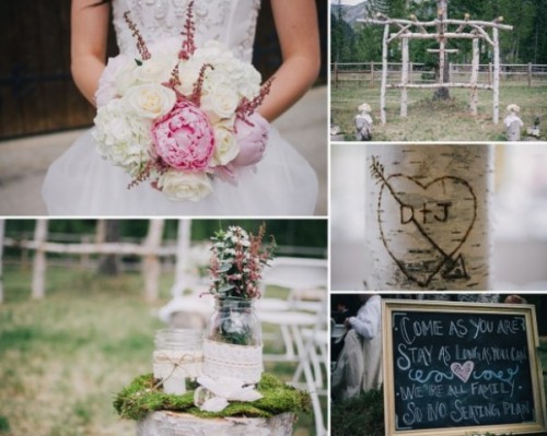 Charming Bible College Wedding With DIY Decorations