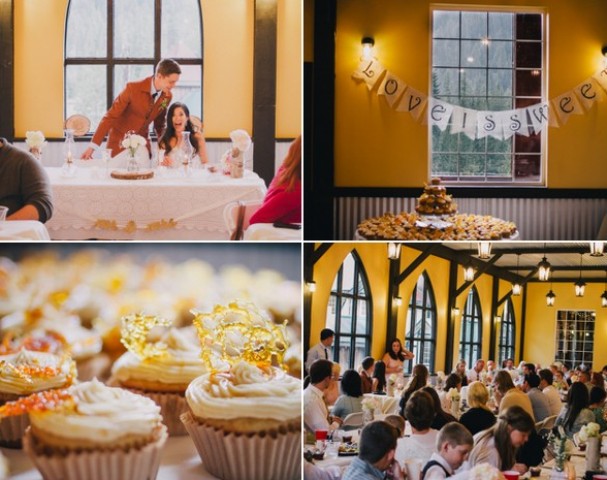 Charming bible college wedding with diy decorations  18