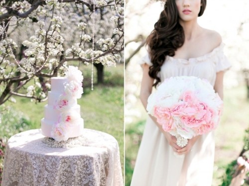 Charming Elopement Wedding Inspiration In A Blossoming Orchard
