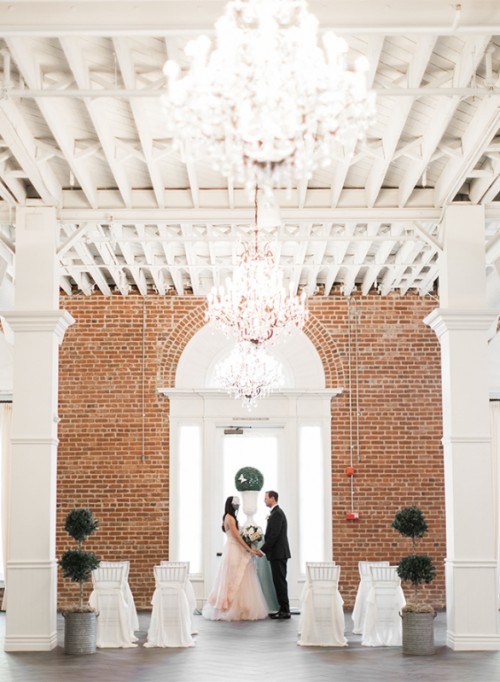 Charming Peach Wedding Shoot At The Historical Estate