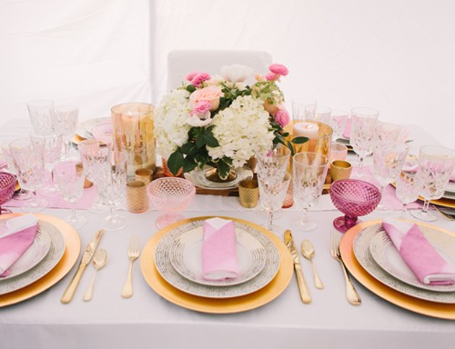 Charming Pink And White Wedding Under A Tent