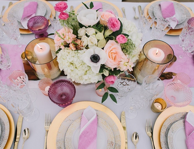 Picture Of charming pink and white wedding inspiration under a tent  12