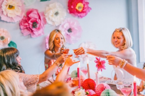 Cheerful And Lovely Bridesmaids Party Inspiration