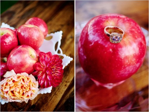 Cheerful And Romantic Pink Apple Inspired Wedding Shoot