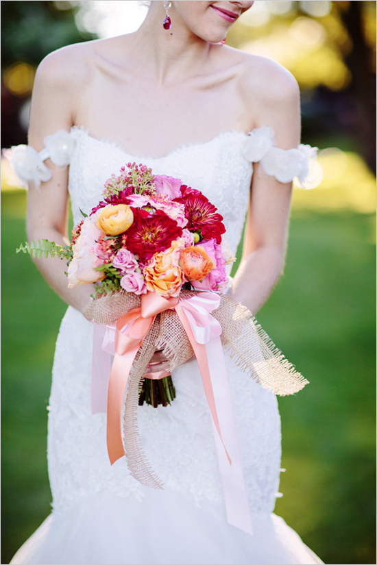 Picture Of cheerful and romantic pink apple inspired wedding shoot  7