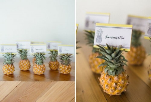 Cheerful Kate Spade Inspired Wedding Shoot With Pineapples Decor