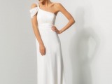 a lovely minimalist wedding dress