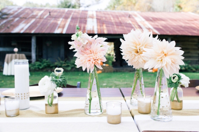 Chic Diy Gold Decor Ideas For Your Wedding Table