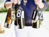 Chic Diy Wine Bottle Table Numbers