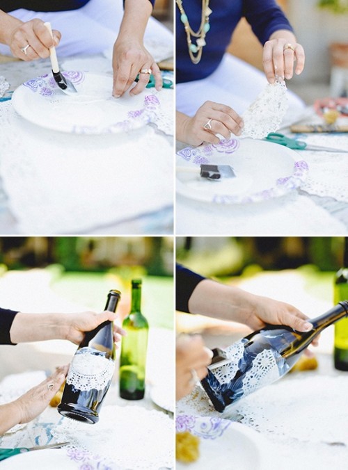 Chic Diy Wine Bottle Table Numbers