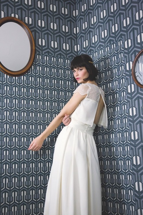 Chic Elise Hameau 2015 Wedding Dresses Collection Inspired By 1920s