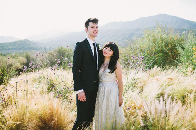 Picture Of chic relaxed and whimsical cat themed wedding  2