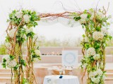 Classic And Elegant White Desert Wedding