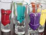 Colorful Bridesmaid Shot Glasses
