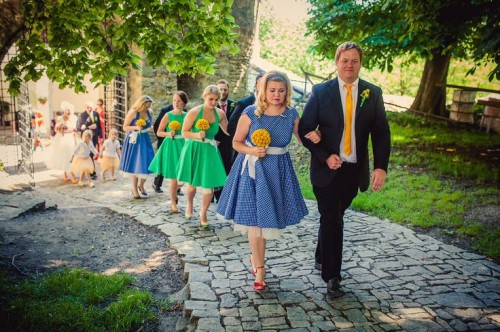 Colorful Heart Themed Wedding In The Czech Republic
