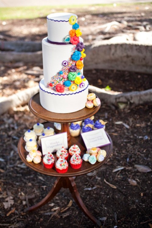 Awesome Colorful Willy Wonka-Inspired Wedding